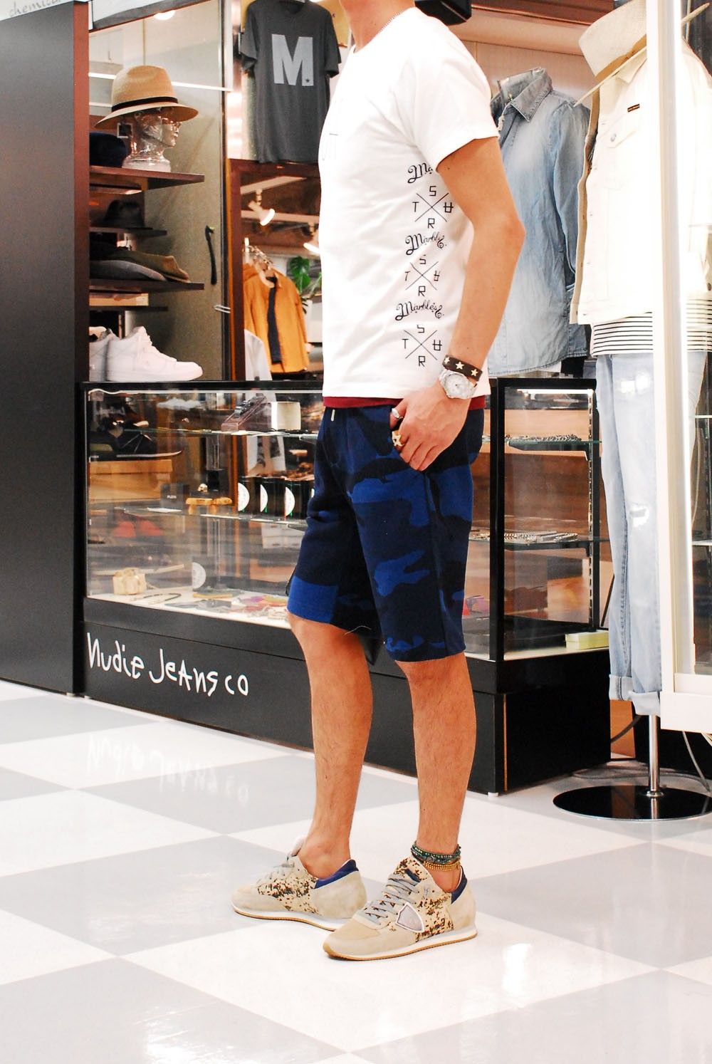 Marbles×SURT　S/S STANDARD TEE (CA)　ホワイトバージョン。