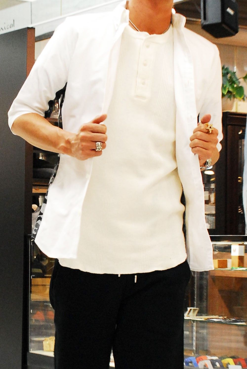 junhashimoto SHORT B.D SHIRT　1061610017 サマースタイル。