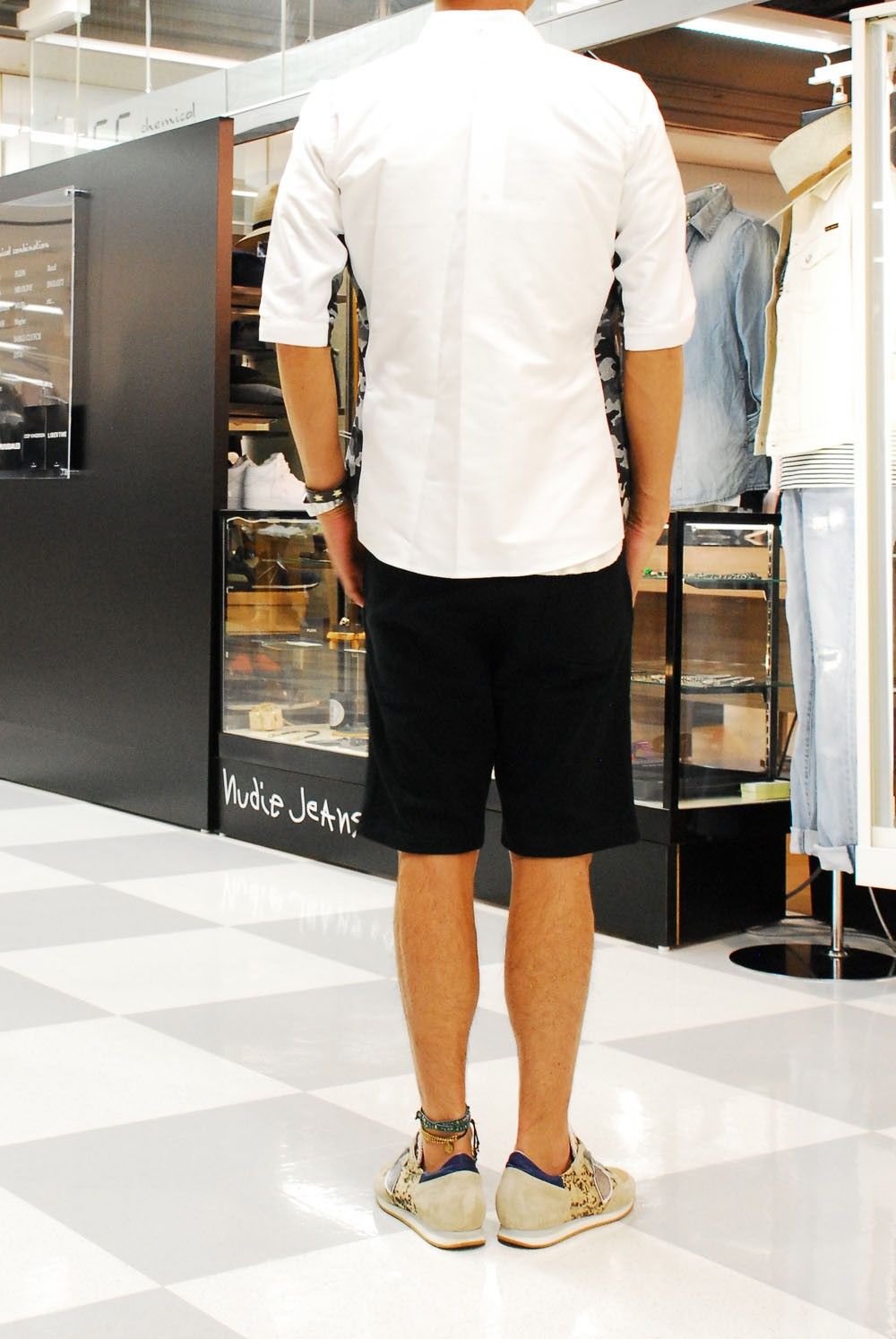 junhashimoto SHORT B.D SHIRT　1061610017 サマースタイル。