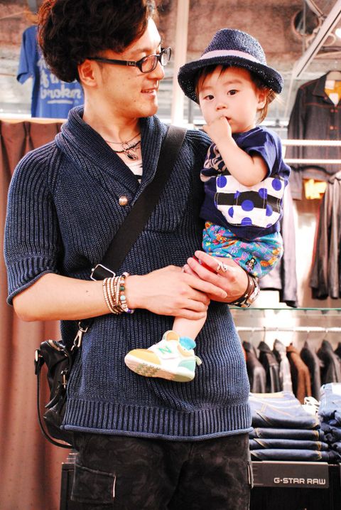 オシャレに子守り