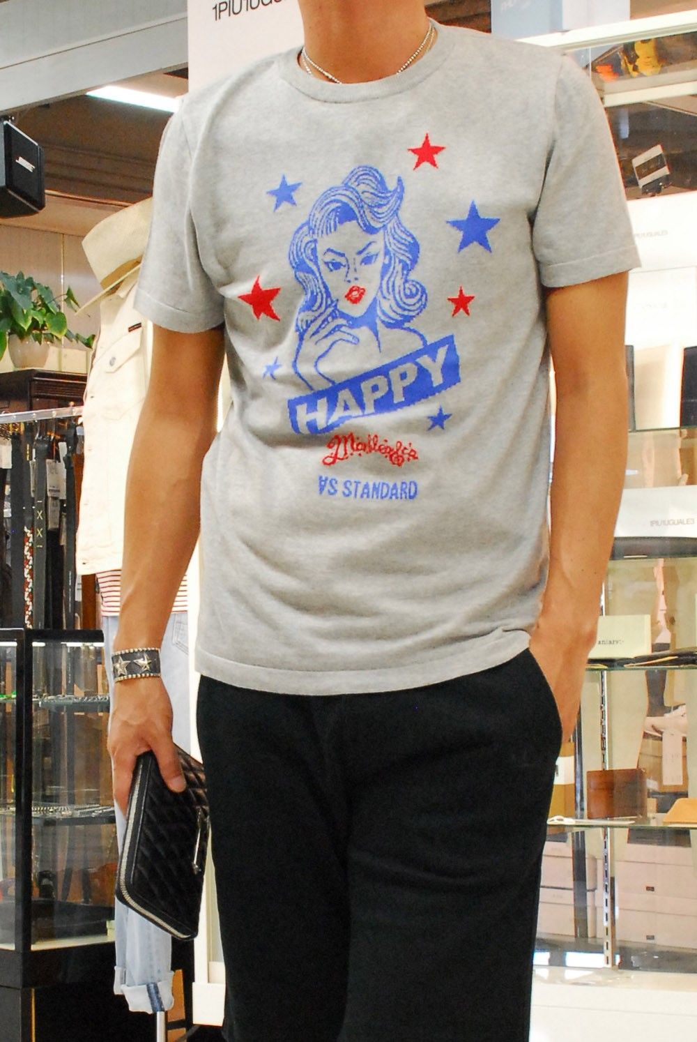 Marbles×AS STANDARD　KNIT TEEを使ってサマースタイル。