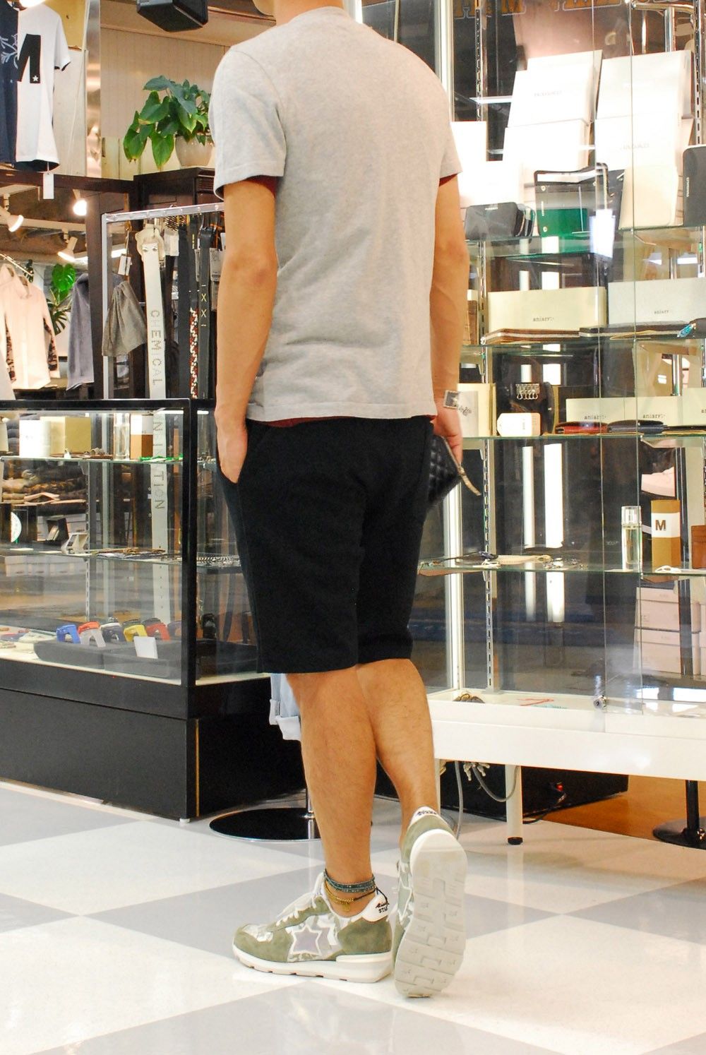 Marbles×AS STANDARD　KNIT TEEを使ってサマースタイル。