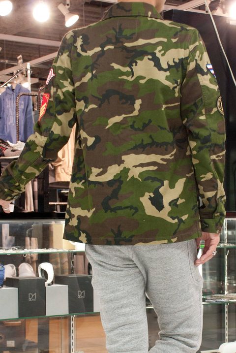 Marbles 新作"CAMOFLAGE BDU SHIRTS JKT"を使用したスタイリング