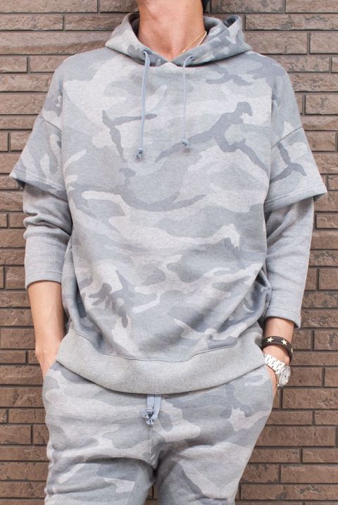 attack the mind 7　 CAMO URAKE / WAFFLE　セットアップコーデ
