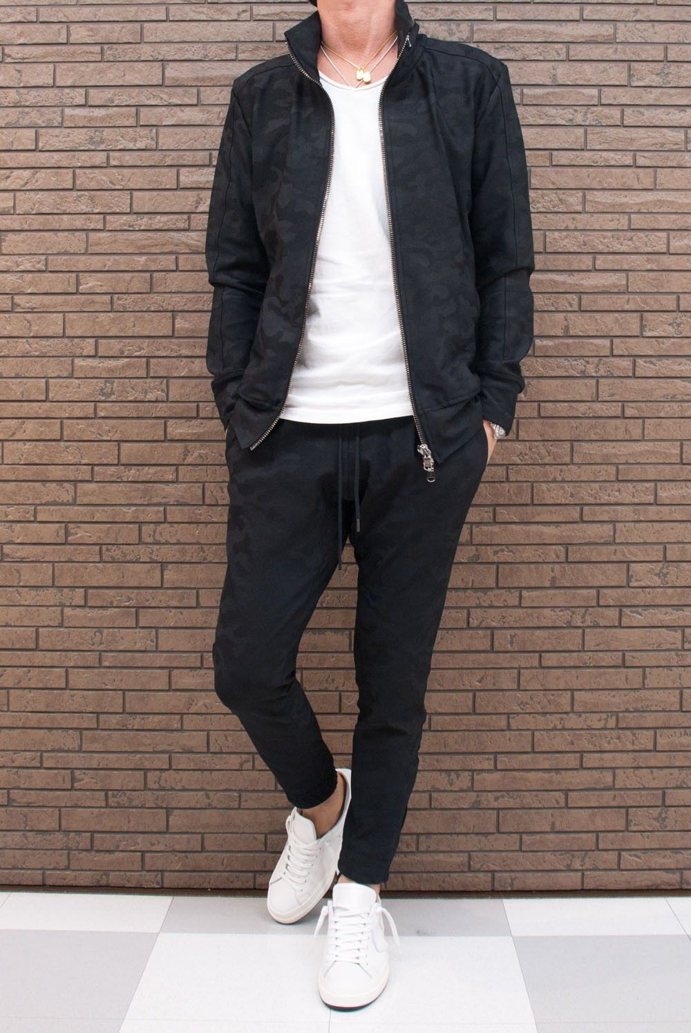 junhashimoto　 TRACK JACKET　セットアップコーデ