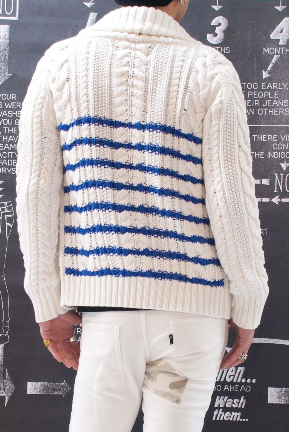 wjk　 tight knit-denim pants USED　5823 dj10f　コーデ
