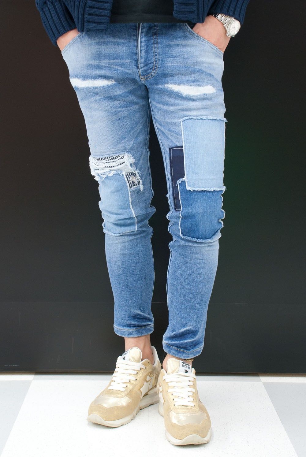 wjk tight knit-denim pants USED 5823 dj10f コーデ | 829 wjk tight knit-denim pants USED 5823 dj10f コーデ | 829