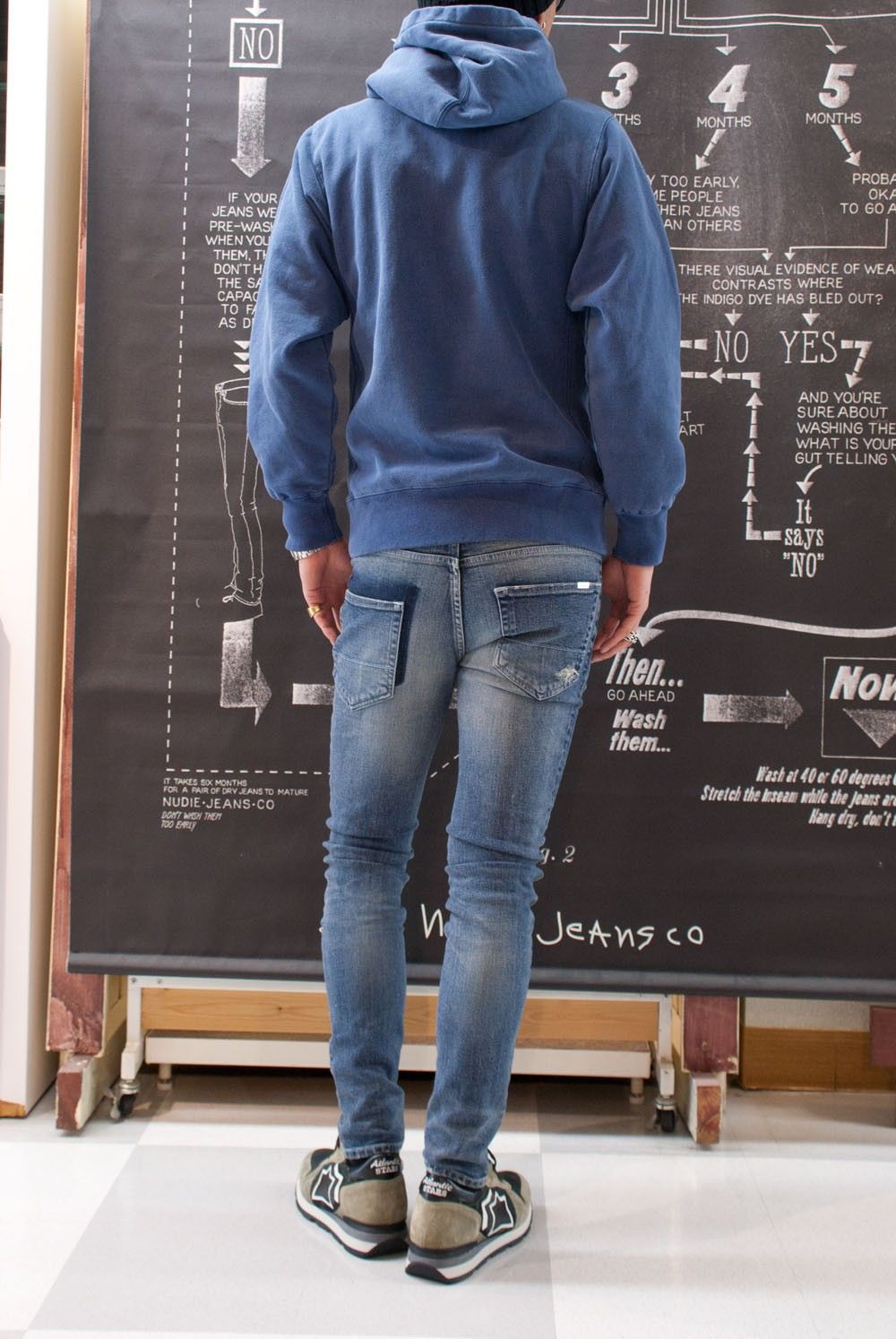 Marbles　MARBLES PIGMENT HOODED PARKA　コーデ