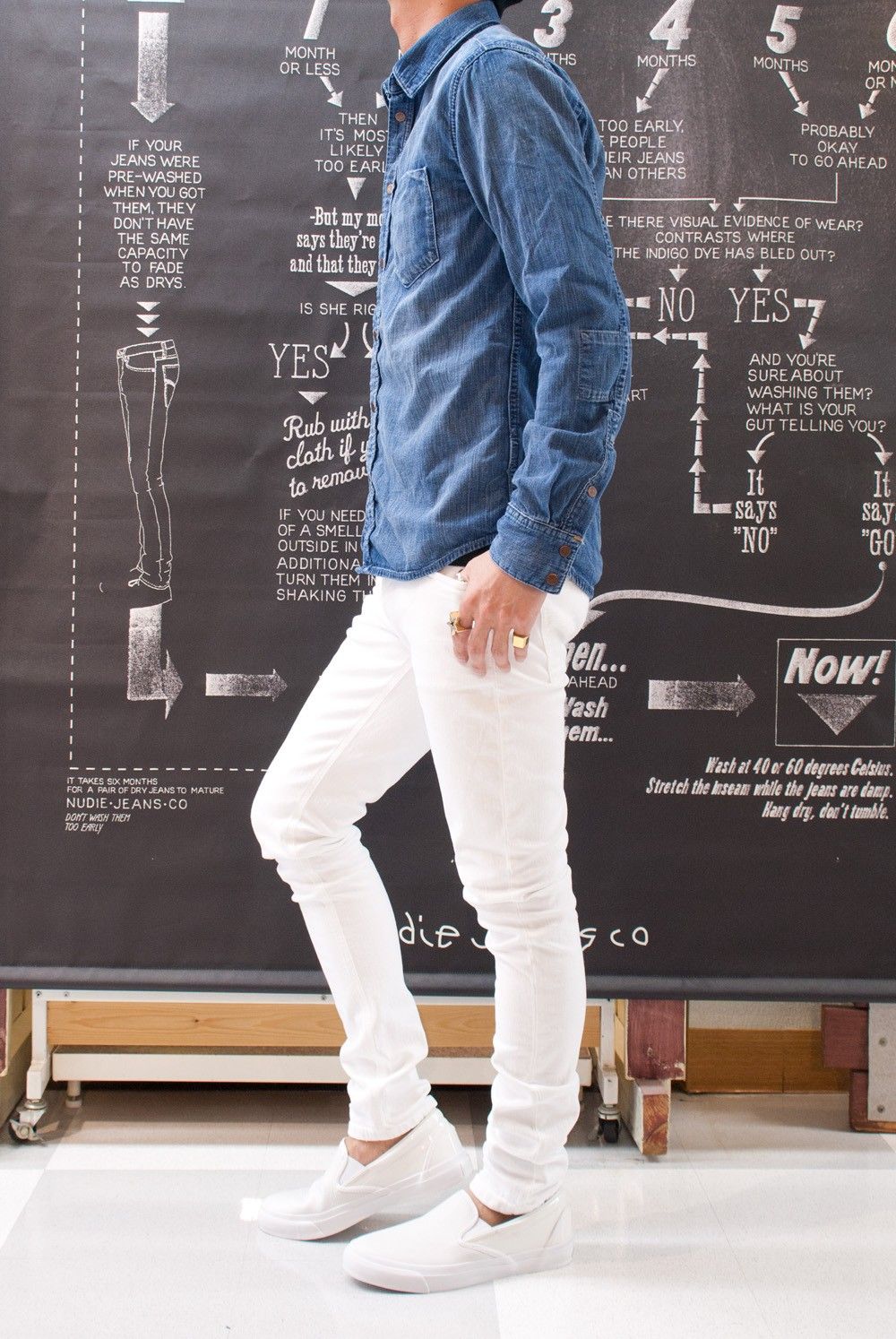 Nudie Jeans　HENRY　45161-3015　コーデ