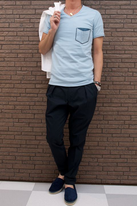 junhashimoto  MINI COLLAR SHIRTS　10671000　コーデ