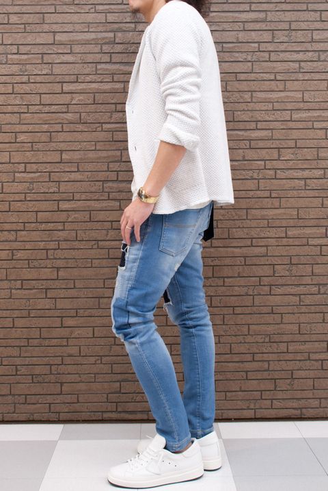 新着 【AKM】 KANOKO 2B JKT コーデ