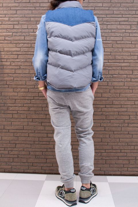デニム × スウェット