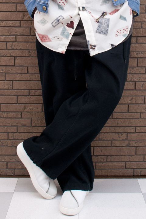 Gジャン ×　ロングシャツ