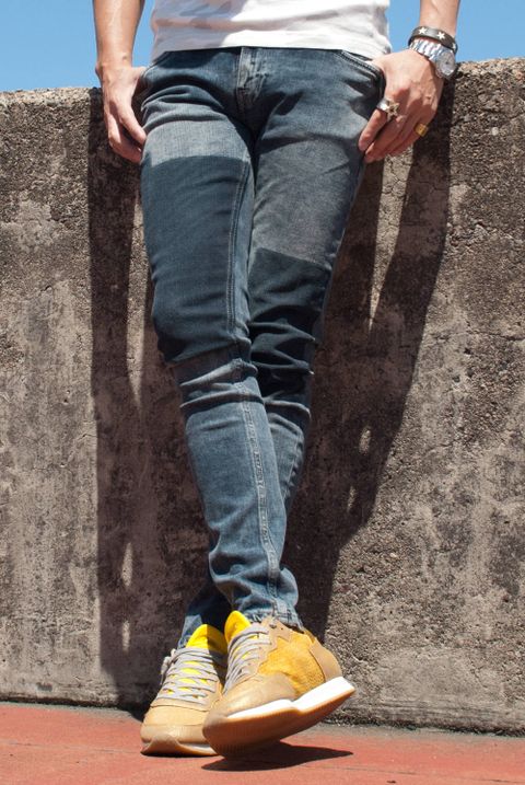 新作の　Nudie Jeans　SKINNY LIN　コーディネート