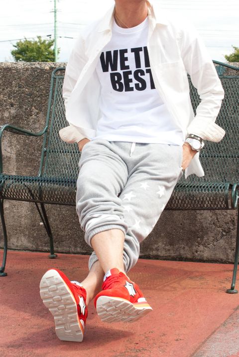 『WE THE BEST』 Tシャツコーディネート