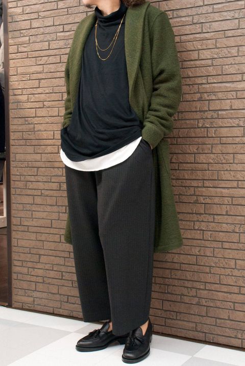 ガウンコートコーデ
