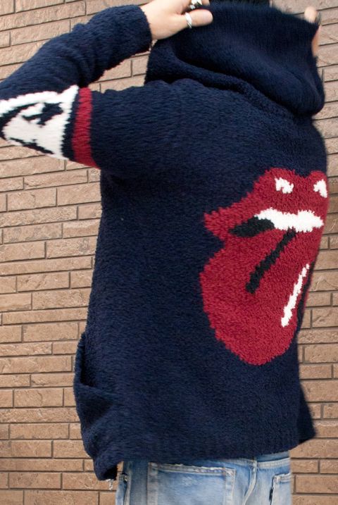 The Rolling Stones×Marbles　パイルパーカー　コーディネート
