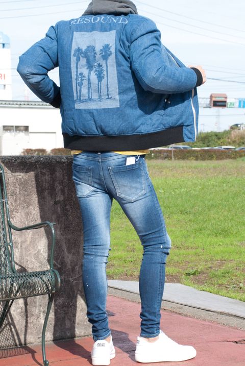 パーカーを使ったスタイリング