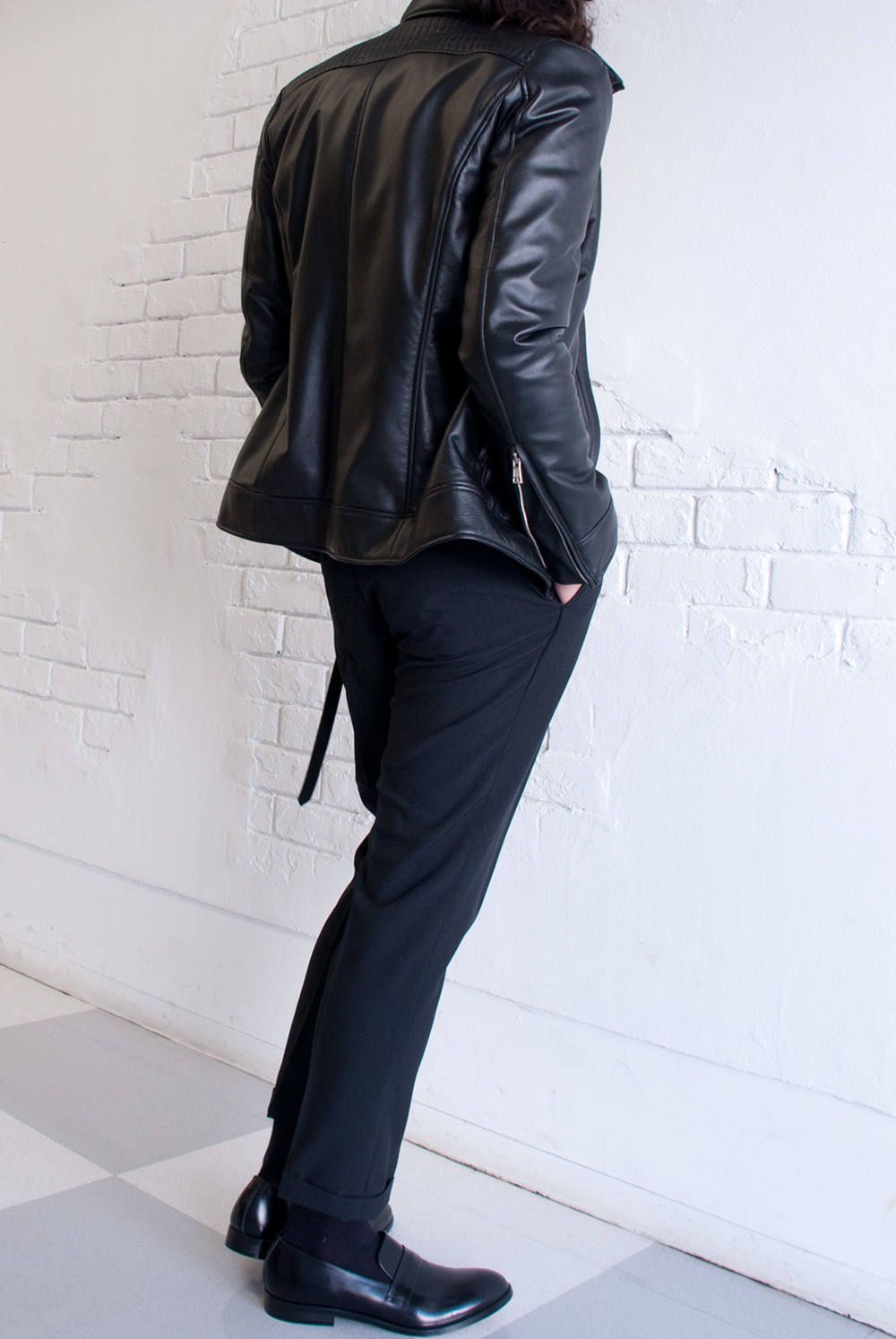 LIBEIRO レザースラックス　即完売品 レザージャケット × スラックス | 1673 | chemical conbination