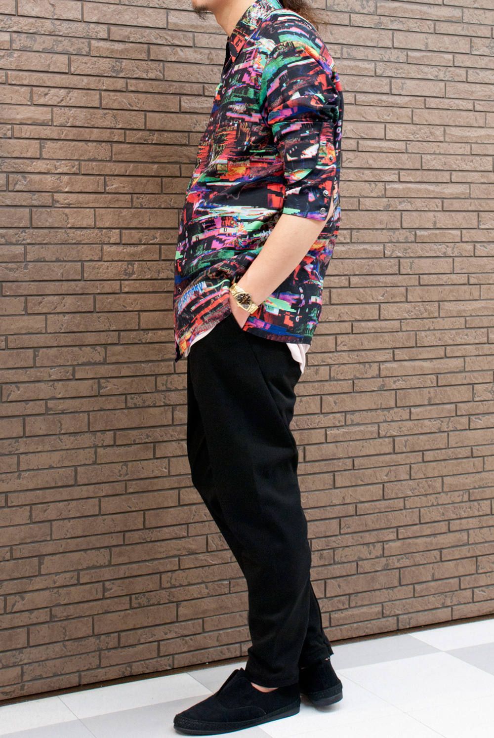 総柄シャツのコーディネートⅡ