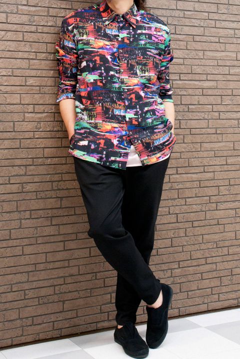 総柄シャツのコーディネートⅡ