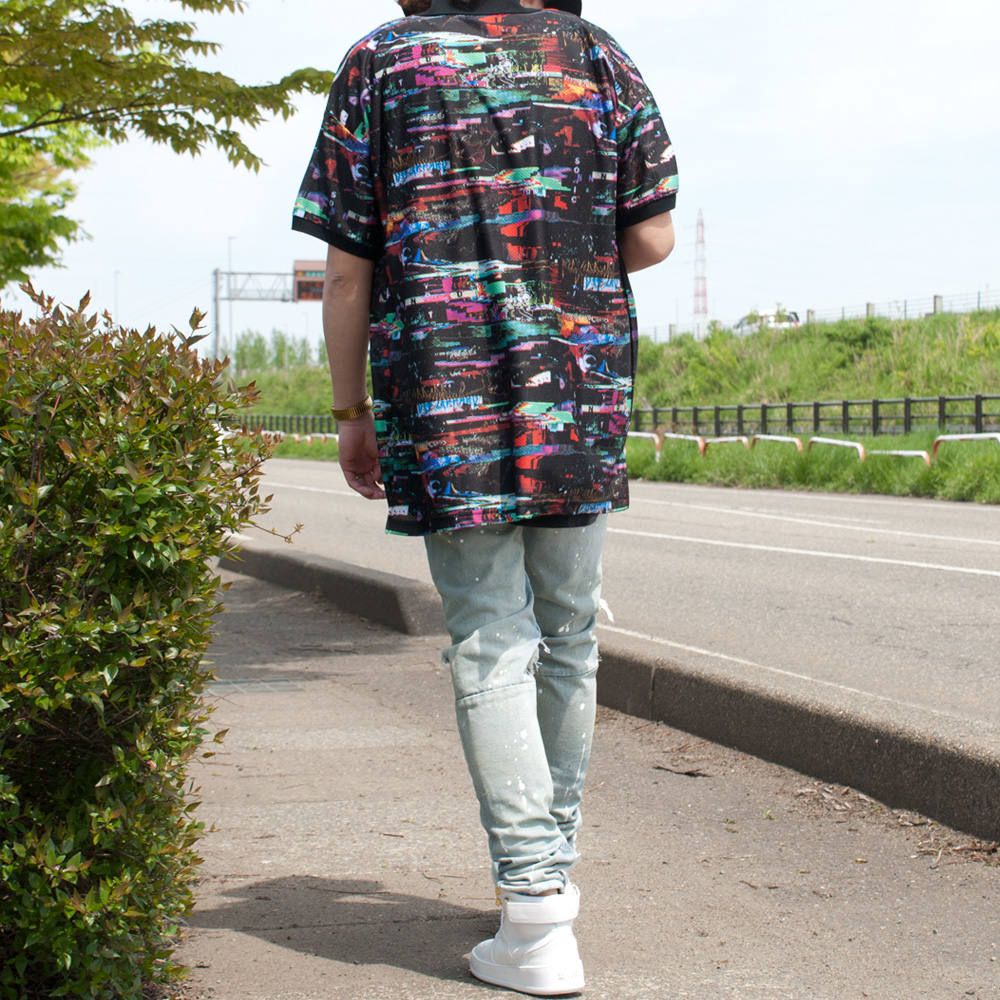 総柄シャツのコーディネートⅢ