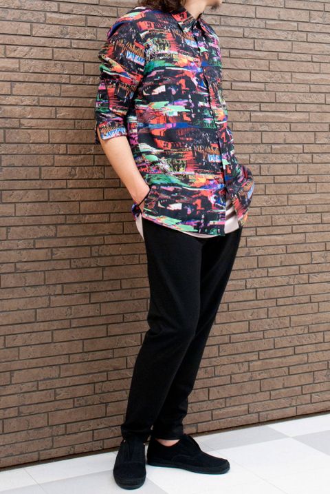 総柄シャツのコーディネートⅡ