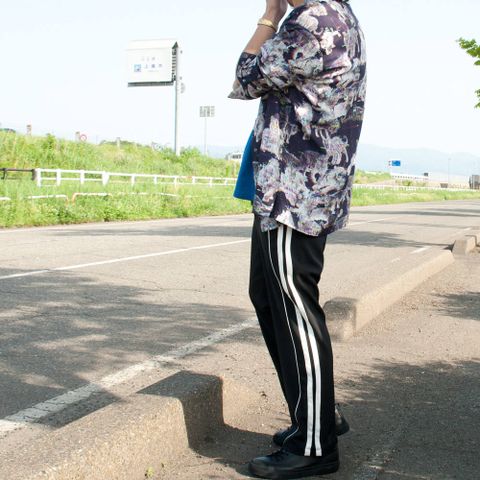 総柄シャツのコーディネートⅣ