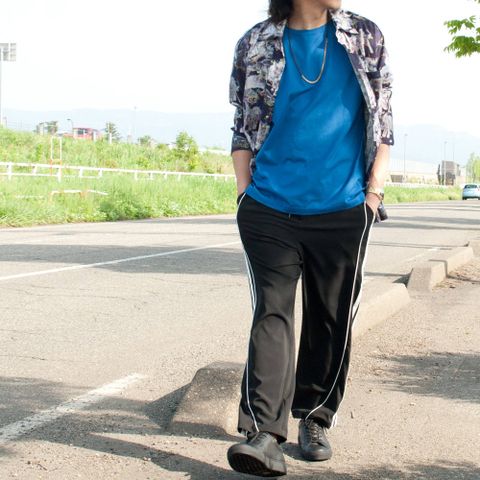 総柄シャツのコーディネートⅣ