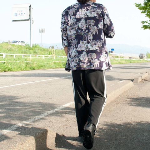 総柄シャツのコーディネートⅣ