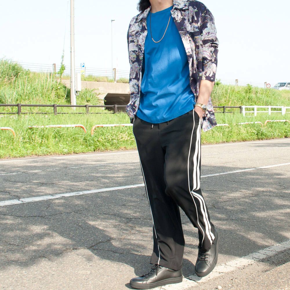 総柄シャツのコーディネートⅣ