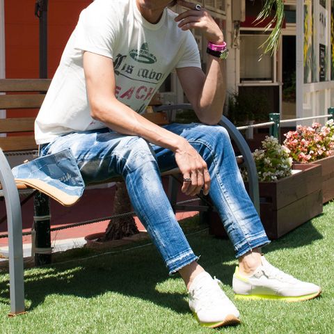 イチオシDSQUARED2デニムを用いたコーディネート