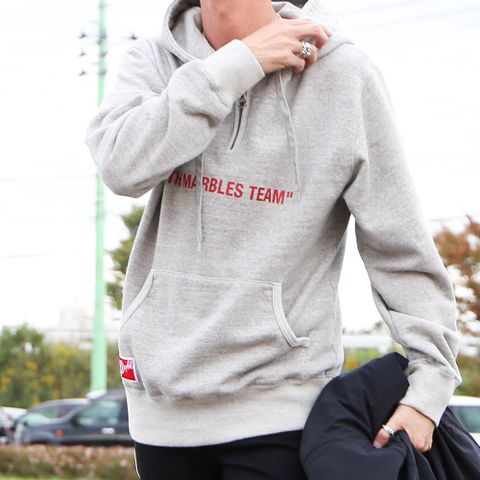 お客様コーディネートリクエスト。-【Marbles】HALF ZIP HOODIE / ハーフジップパーカー　。