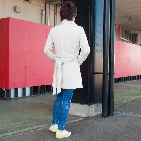 ロープコート　スタイル