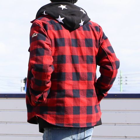 お客様コーディネートリクエスト。【TMT】COTTON-WOOL BUFFALO CHECK SHIRTS。