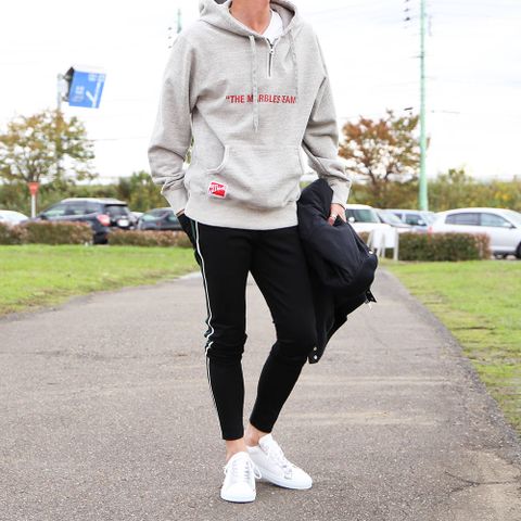お客様コーディネートリクエスト。-【Marbles】HALF ZIP HOODIE / ハーフジップパーカー　。