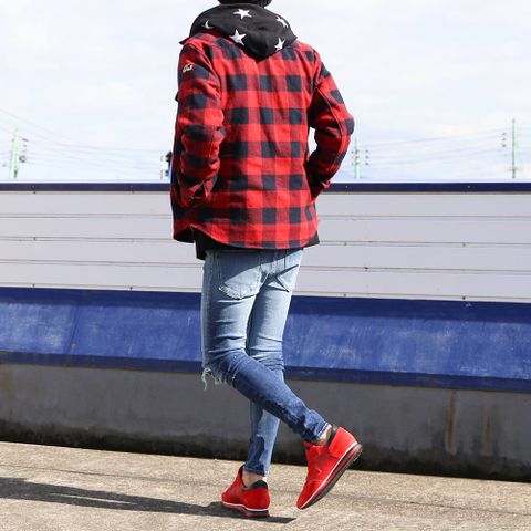 お客様コーディネートリクエスト。【TMT】COTTON-WOOL BUFFALO CHECK SHIRTS。
