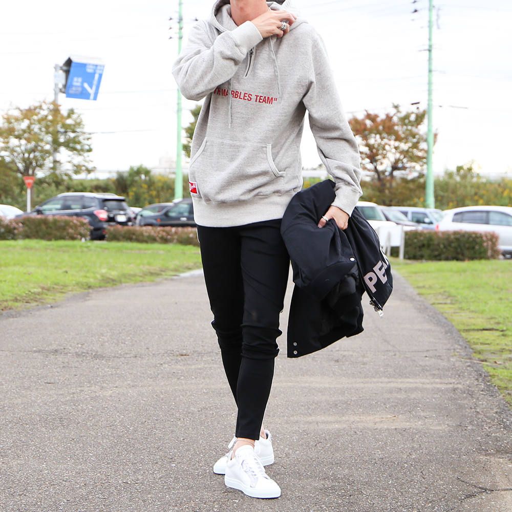 お客様コーディネートリクエスト。-【Marbles】HALF ZIP HOODIE / ハーフジップパーカー　。