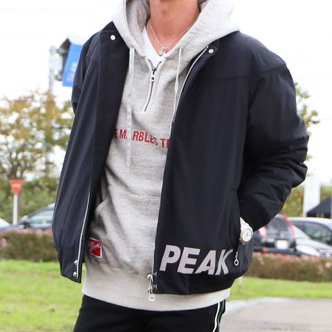 お客様コーディネートリクエスト。-【Marbles】HALF ZIP HOODIE / ハーフジップパーカー　。