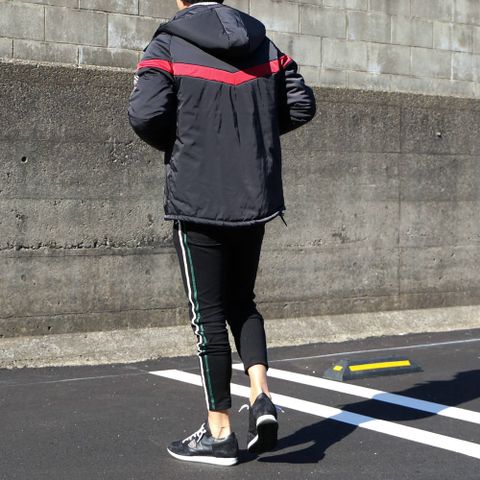 動きやすい・きやすい・暖かいをテーマにしたコーデ。