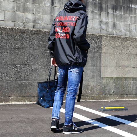 ナイロンパーカースタイル