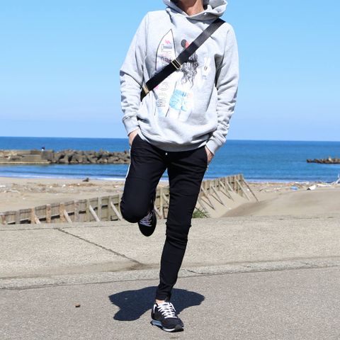 【3種類のBAGを使用】 パーカースタイル