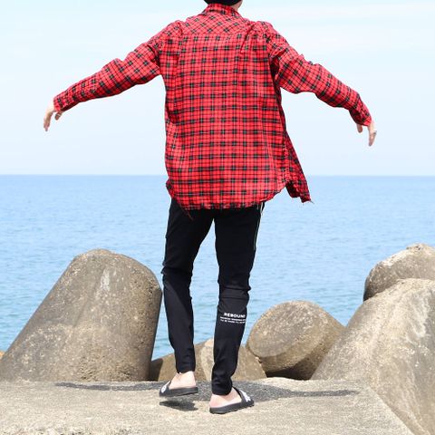 海辺の散歩スタイル①