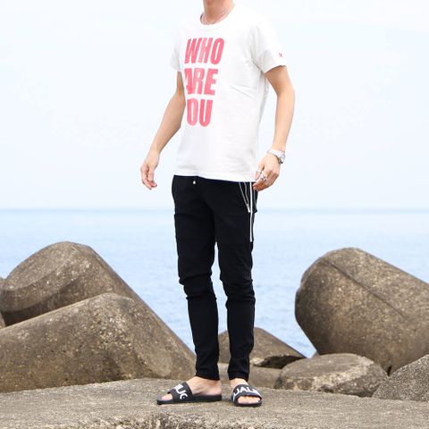 海辺の散歩スタイル③