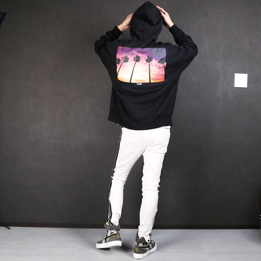Marbles×YF.SHOOT  フォトプリントパーカー コーディネート