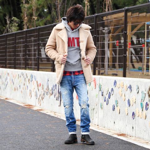 フェイクムートン ランチコート