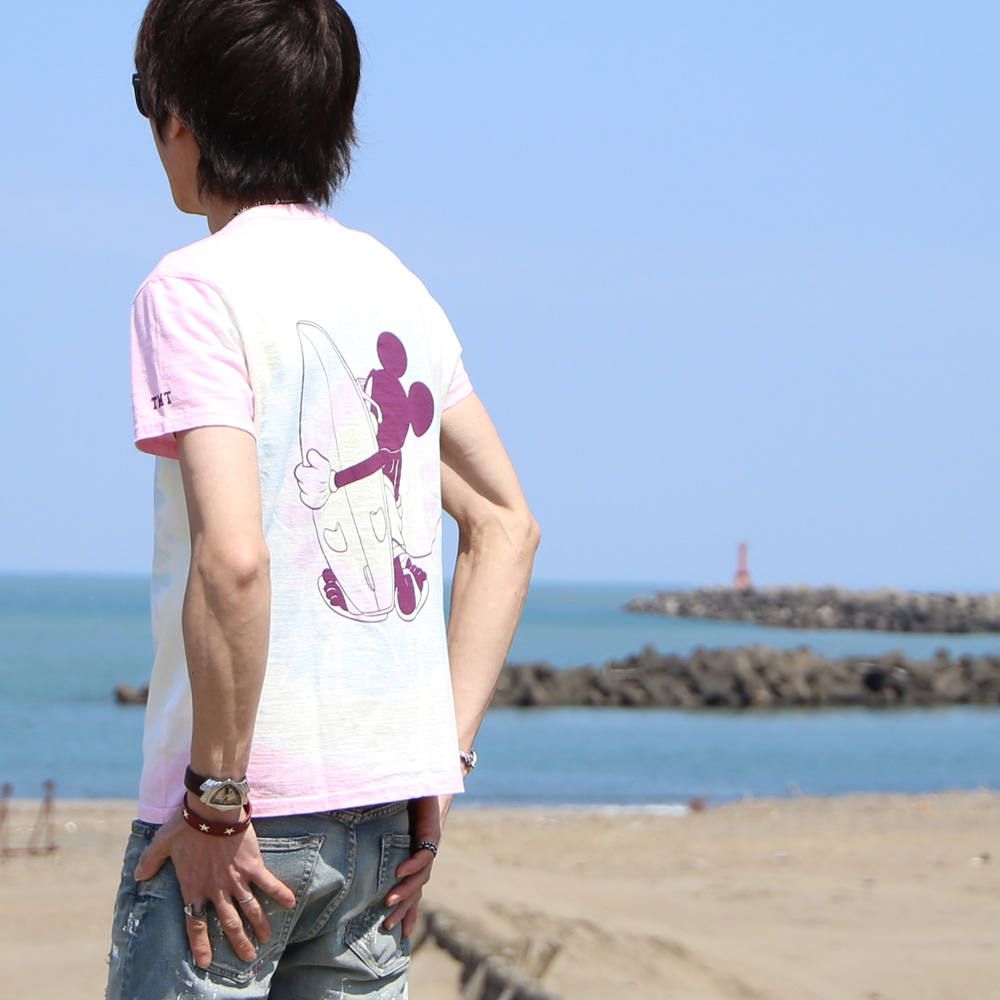 TMT S/SL RAFI JERSEY(BEACH)/MICKEY / クルーネックTシャツ TCS-S20MK03