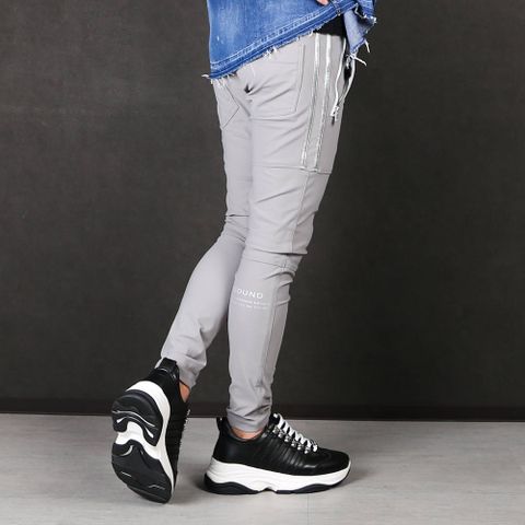 【RESOUND CLOTHING × chemical conbination】 Johnson LINE NYLON PT グレー