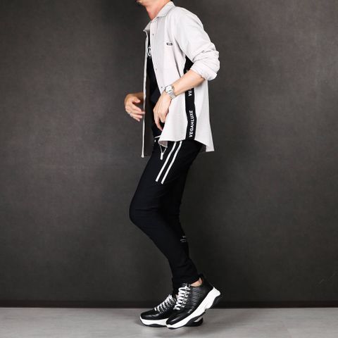 【RESOUND CLOTHING × chemical conbination】 Johnson LINE NYLON PT ブラック