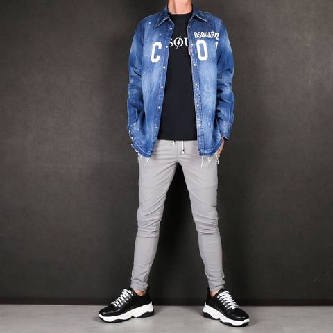 【RESOUND CLOTHING × chemical conbination】 Johnson LINE NYLON PT グレー